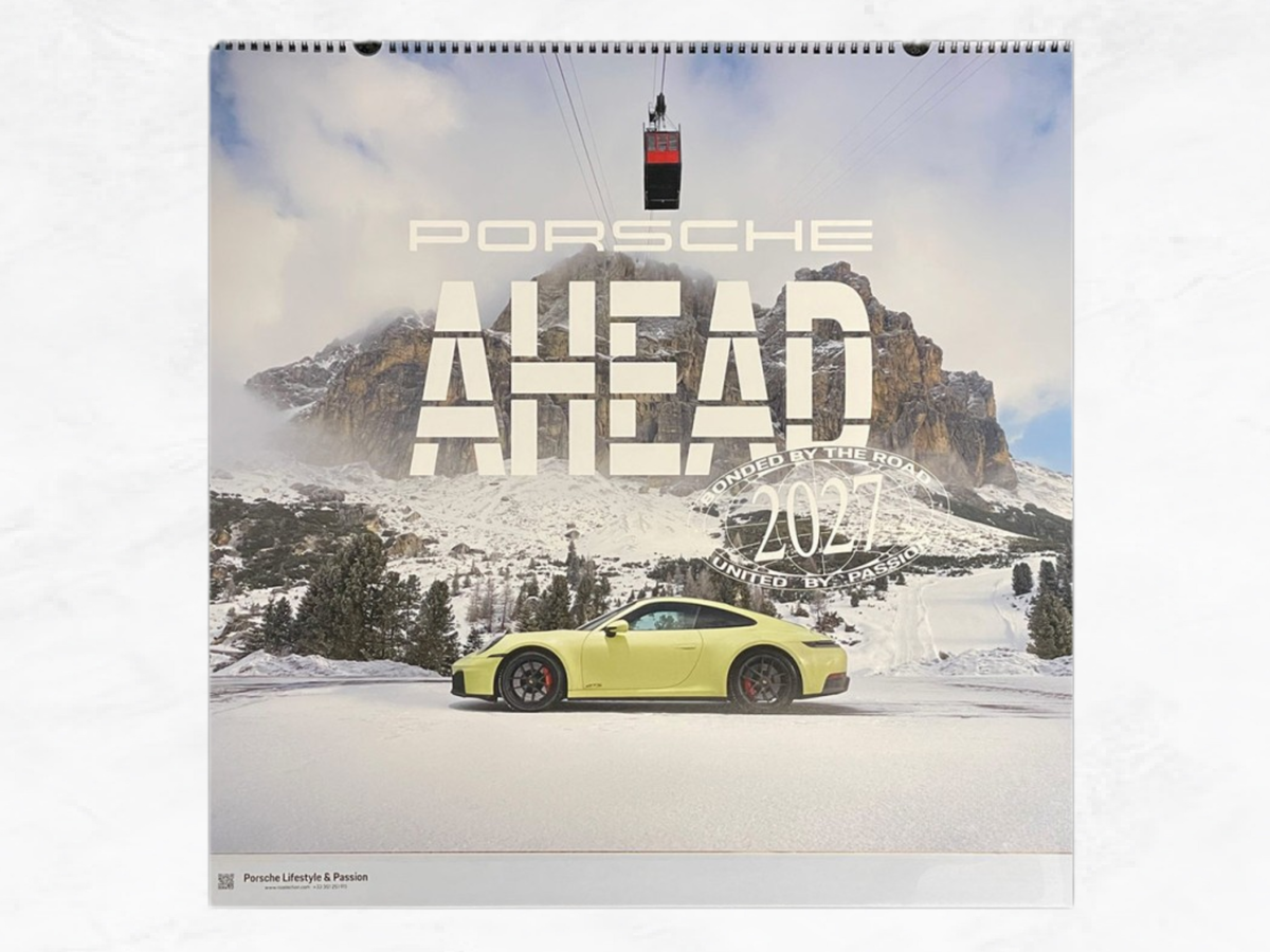 Porsche Claendar 2027 Limited Edition, Ahead Series: The Perfect Christmas Gift for Porsche Lovers