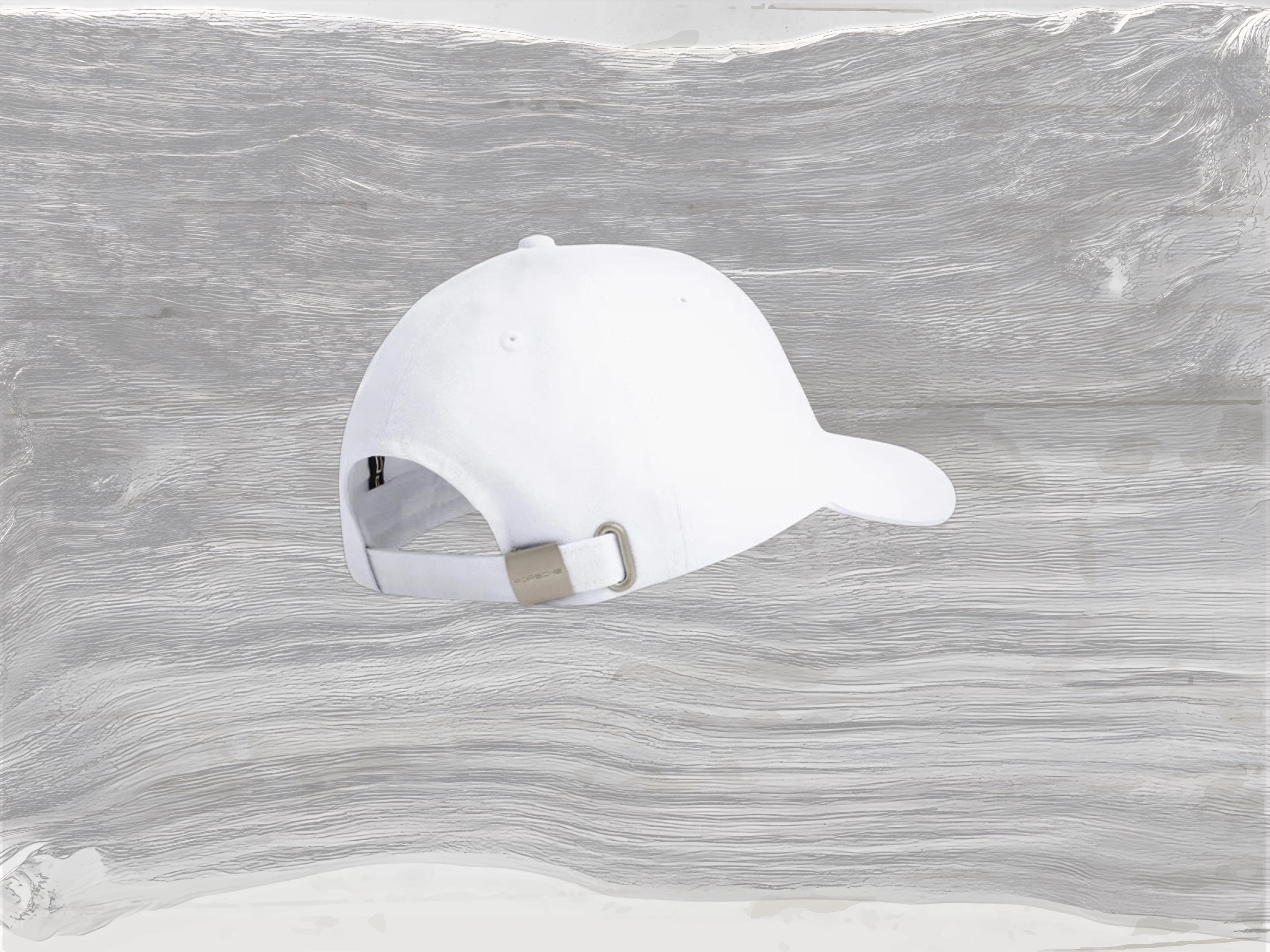 Porsche Essential Baseball Cap White I Embroidered Crest