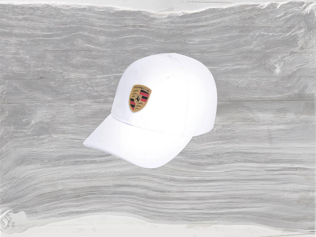 Porsche Essential Baseball Cap White I Embroidered Crest