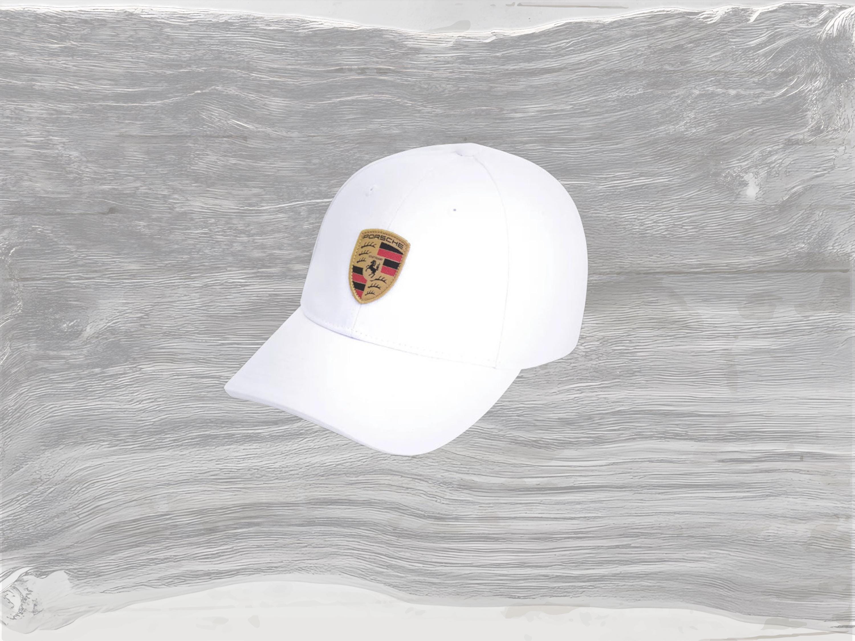 Porsche Essential Baseball Cap White I Embroidered Crest