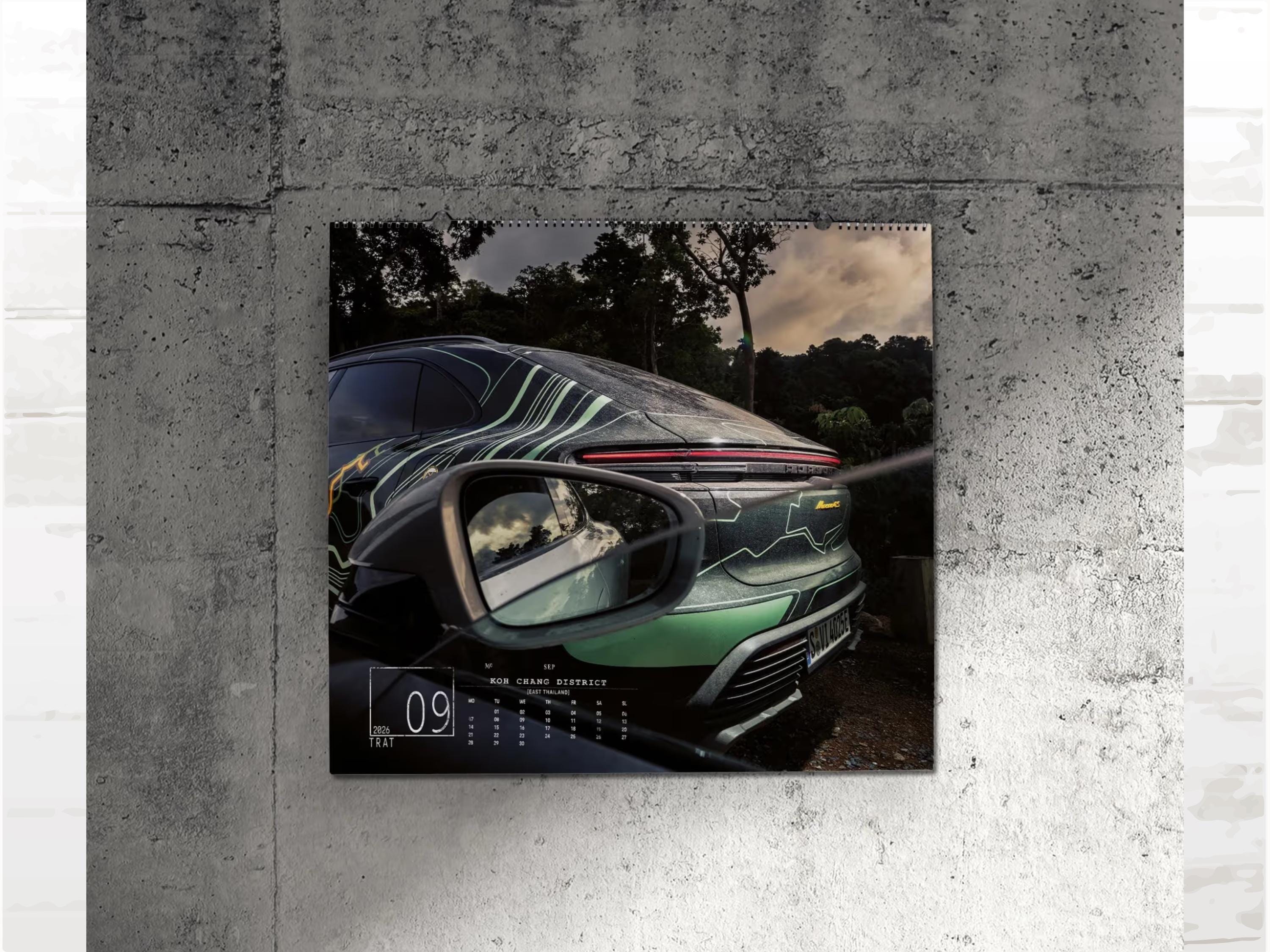 Porsche 2026 Calendar Thailand Trailblazers | Collector's Edition with Coin | Wall Calendar