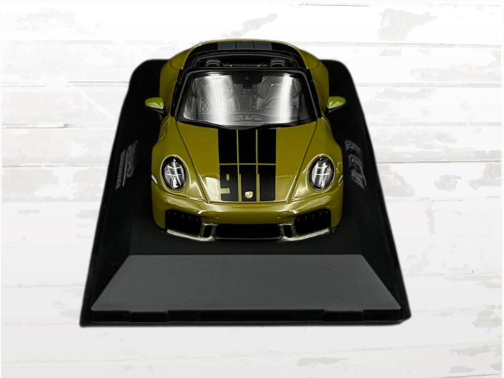 Porsche 911 Spirit 70 Cabriolet 2025 Olive Neo 1:43 Model Car