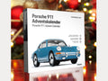 Porsche 911 Advent Calendar, Blue Enamel 1:43 Model