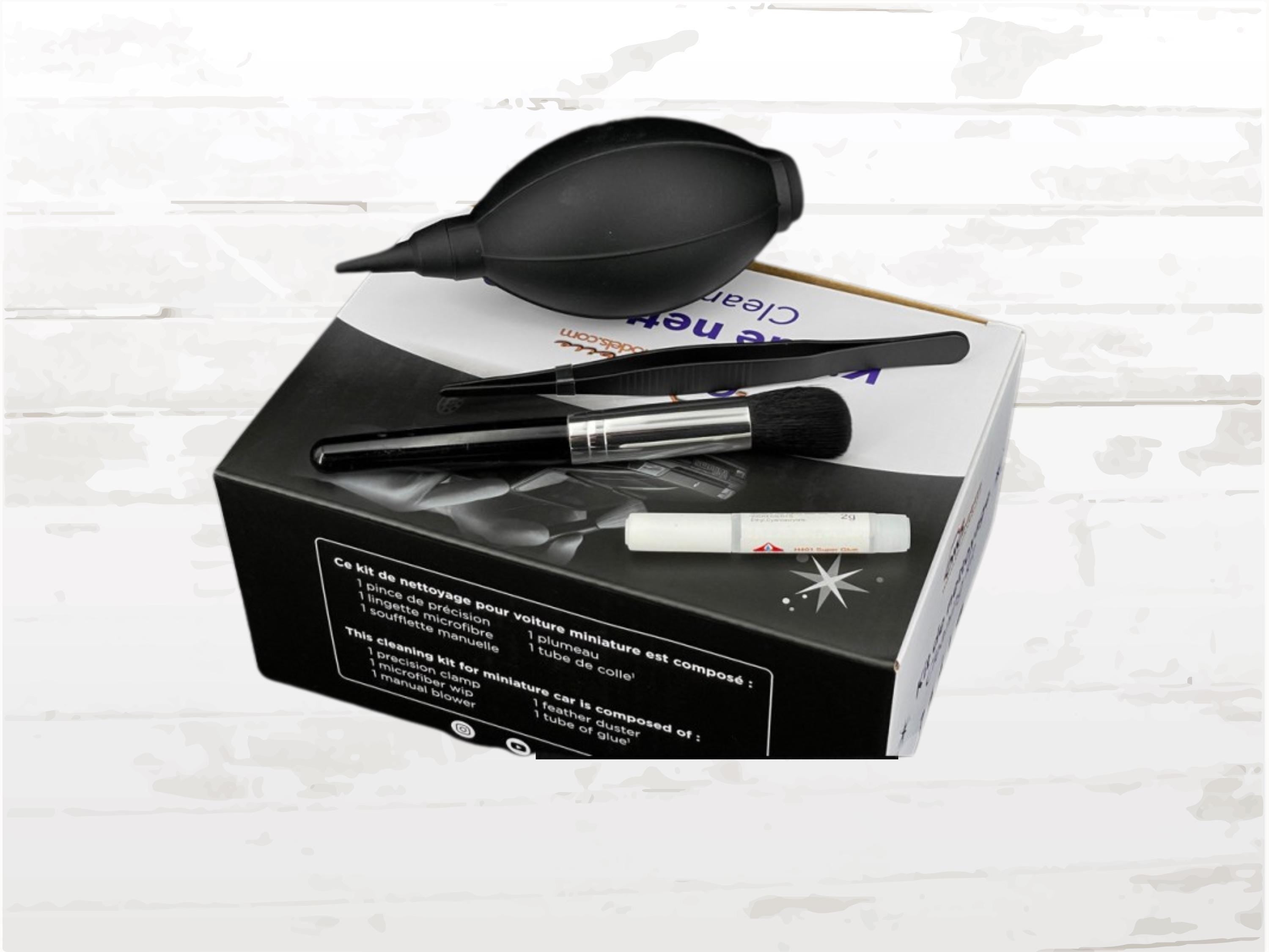 Miniature Model Car Cleaning & Maintenance Kit – All Scales