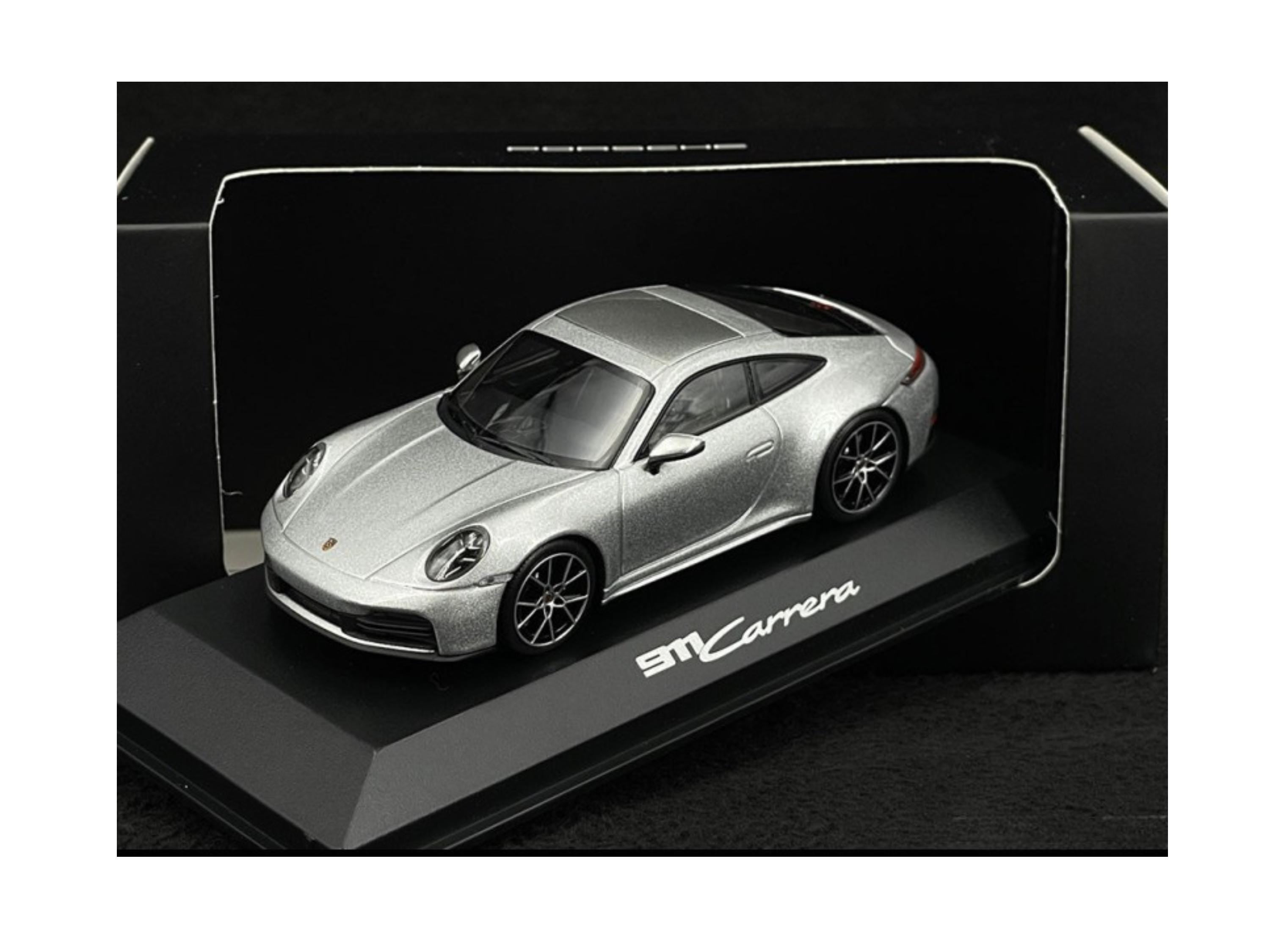 Porsche 911 Carrera Coupe Type 992.2 GT Silver 1:43 Scale Model Car – Diecast Collectible , 2024 New Release