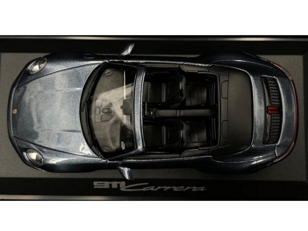 Porsche 911 Carrera Cabriolet Diecast Model | Biscay Blue, 1:43 Scale