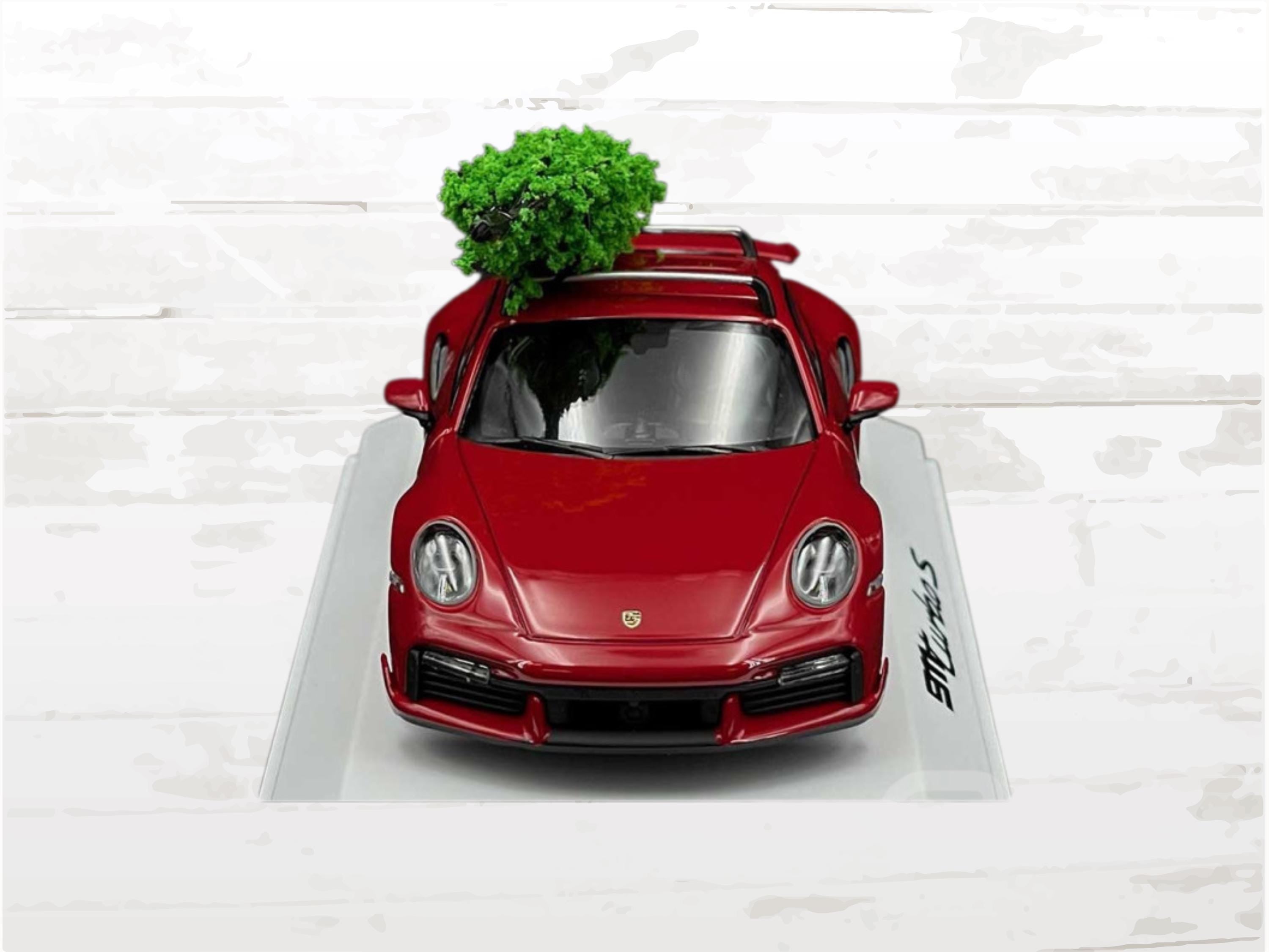 Porsche 911 Turbo S Christmas Model Car: 2023 Holiday Edition