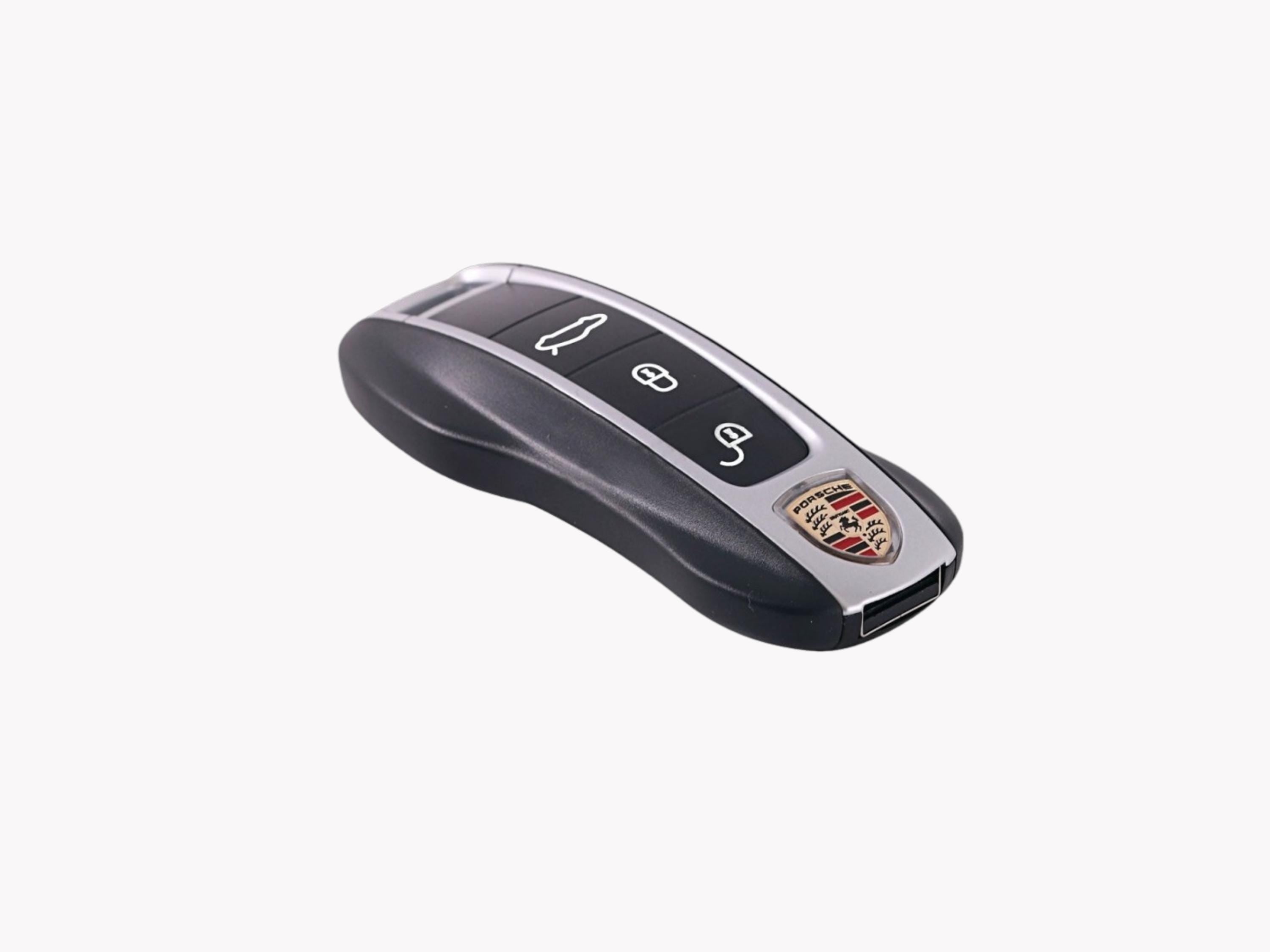 Porsche USB Stick 64GB Ignition Key Design | Black Chrome