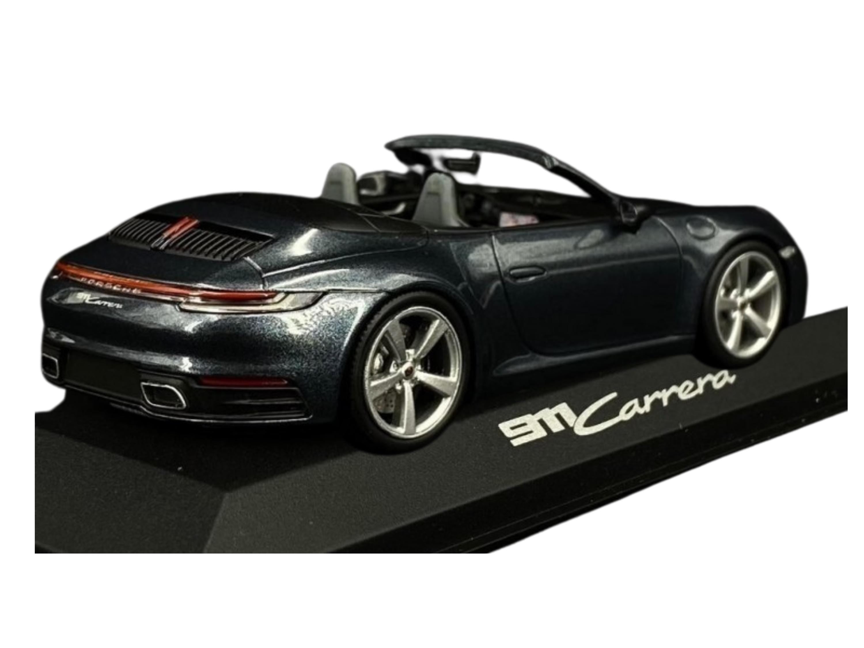 Porsche 911 Carrera Cabriolet Diecast Model | Biscay Blue, 1:43 Scale