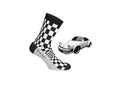 Inspiration Porsche socks, 911 Carrera SC Pasha socks black /white, unisex