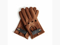 Cognac Leather Driving Gloves: Sheepskin Cruiser Gloves
