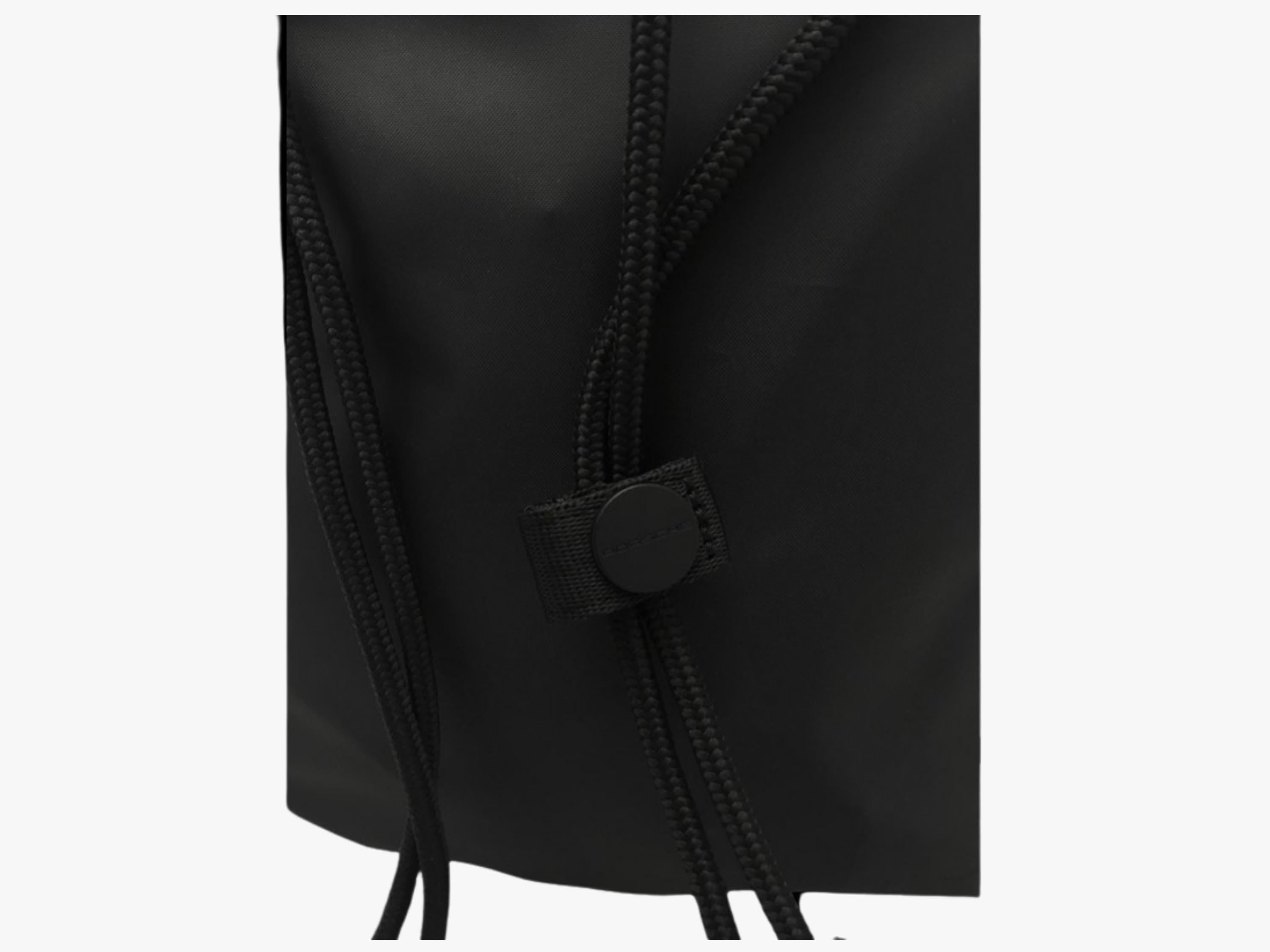Porsche Motorsport Drawstring Bag: Lightweight Black Polyester Backpack