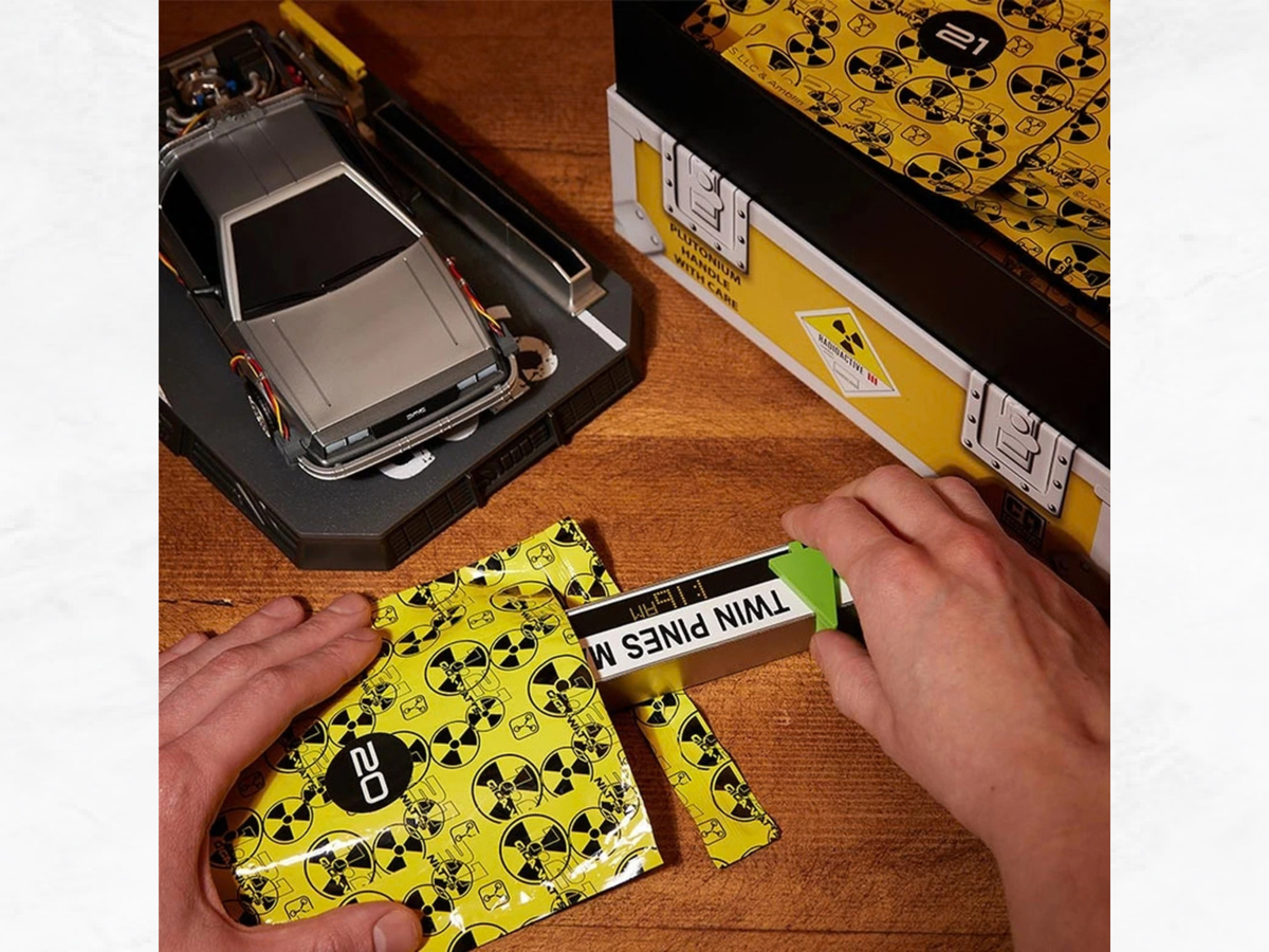 24 Days Back To The Future  Model Advent Calendar –  DeLorean Build Kit | 24-Day Christmas Countdown