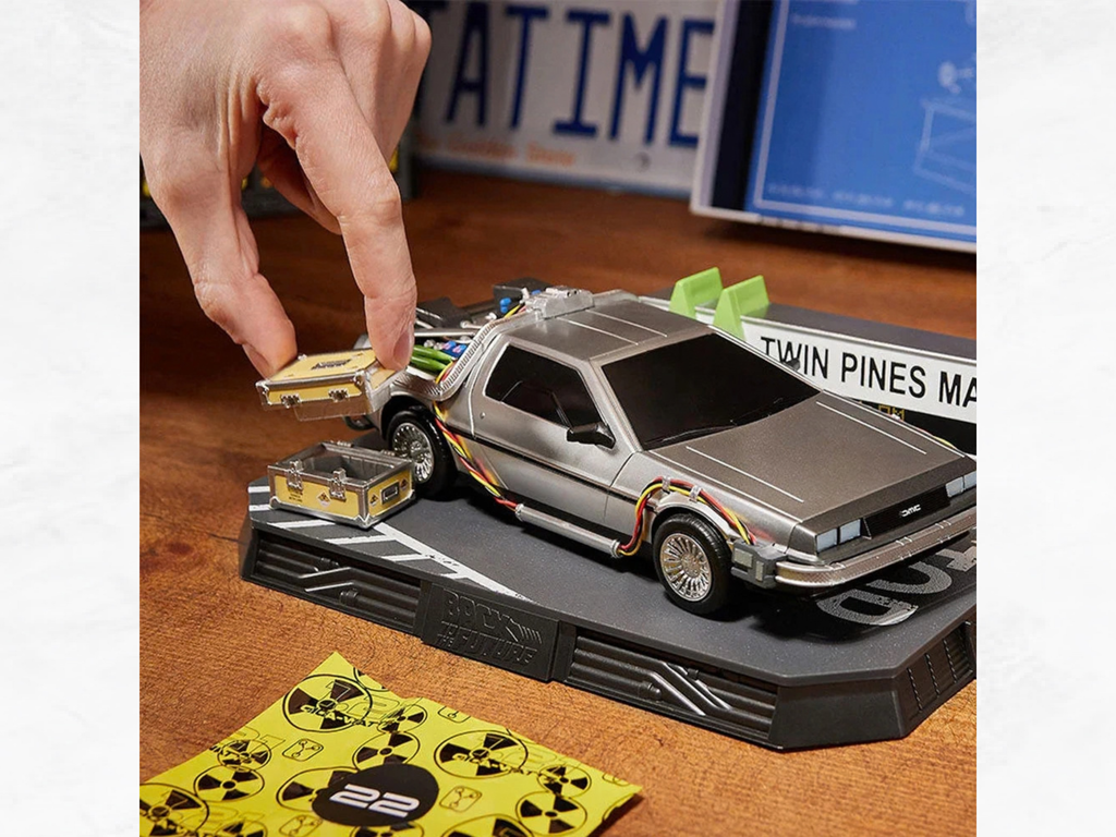 24 Days Back To The Future  Model Advent Calendar –  DeLorean Build Kit | 24-Day Christmas Countdown