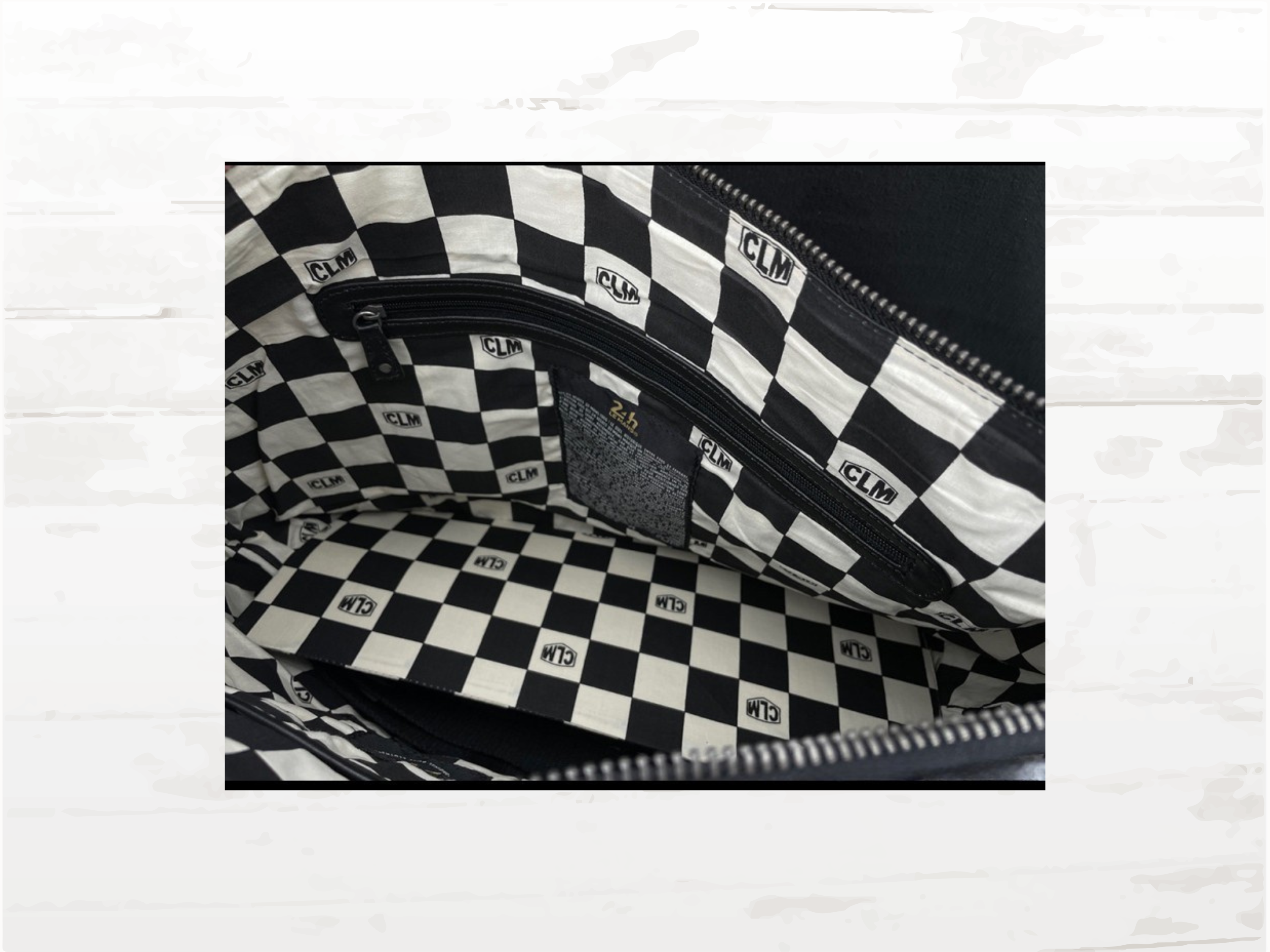 24h Le Mans Big Leather Travel Bag Ken 72h - Black Vintage Racing