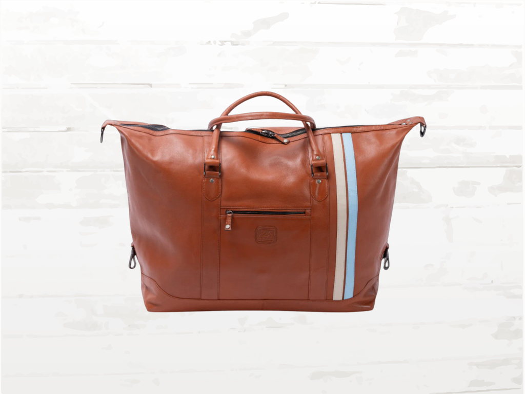 24h Le Mans Big Leather Travel Bag Ken 72h - Rusty Vintage Racing
