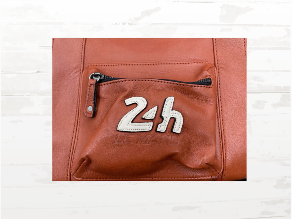 24h Le Mans Big Leather Travel Bag Ken 72h - Rusty Vintage Racing
