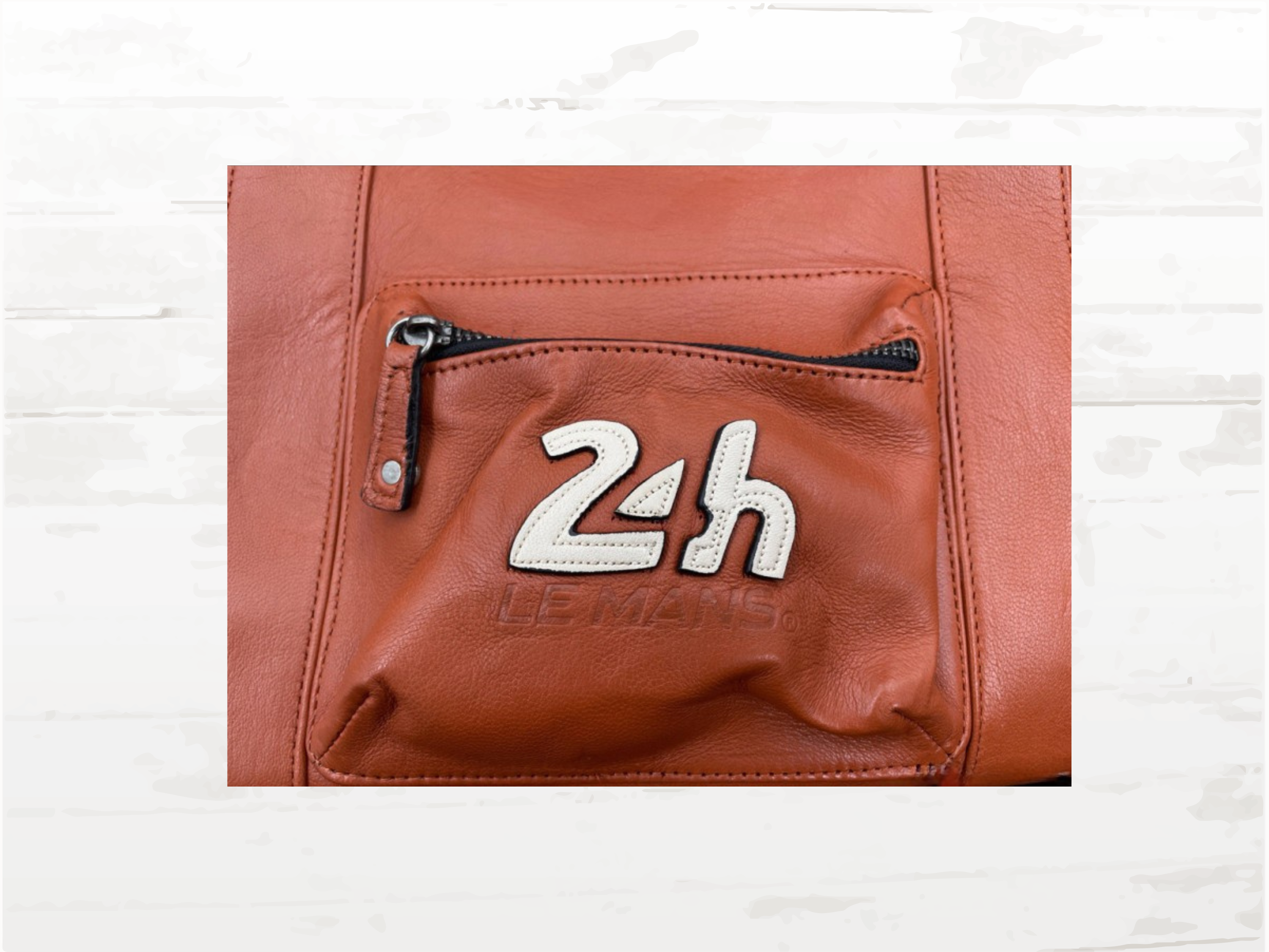 24h Le Mans Big Leather Travel Bag Ken 72h - Rusty Vintage Racing