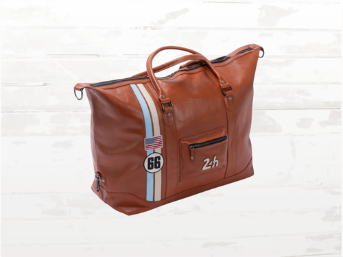 24h Le Mans Big Leather Travel Bag Ken 72h - Rusty Vintage Racing