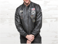 24h Le Mans Pierre Leather Jacket Black - Vintage Racing Heritage | Men's