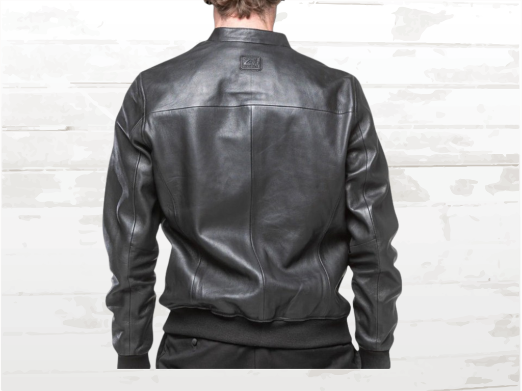 24h Le Mans Pierre Leather Jacket Black - Vintage Racing Heritage | Men's