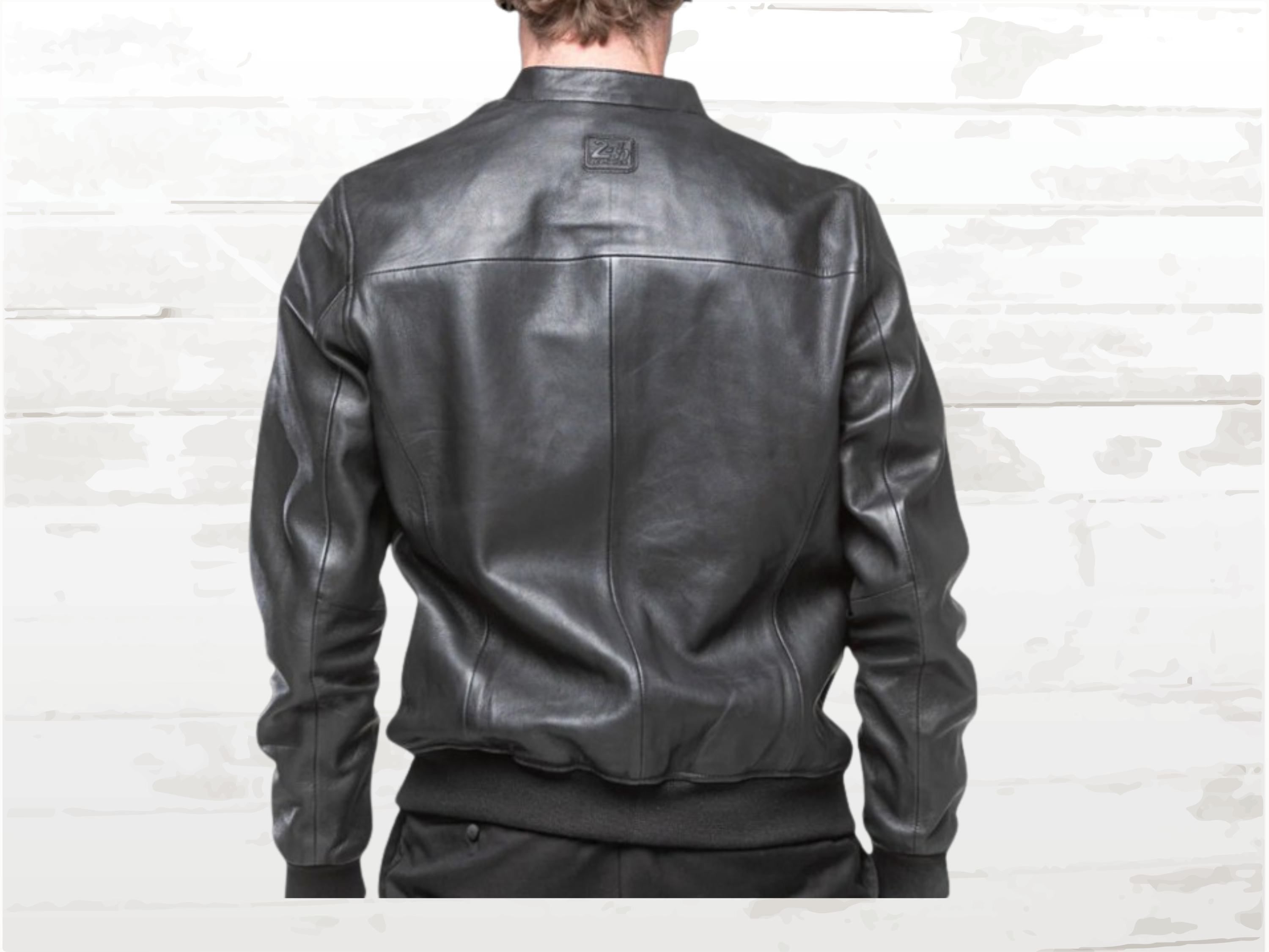 24h Le Mans Pierre Leather Jacket Black - Vintage Racing Heritage | Men's