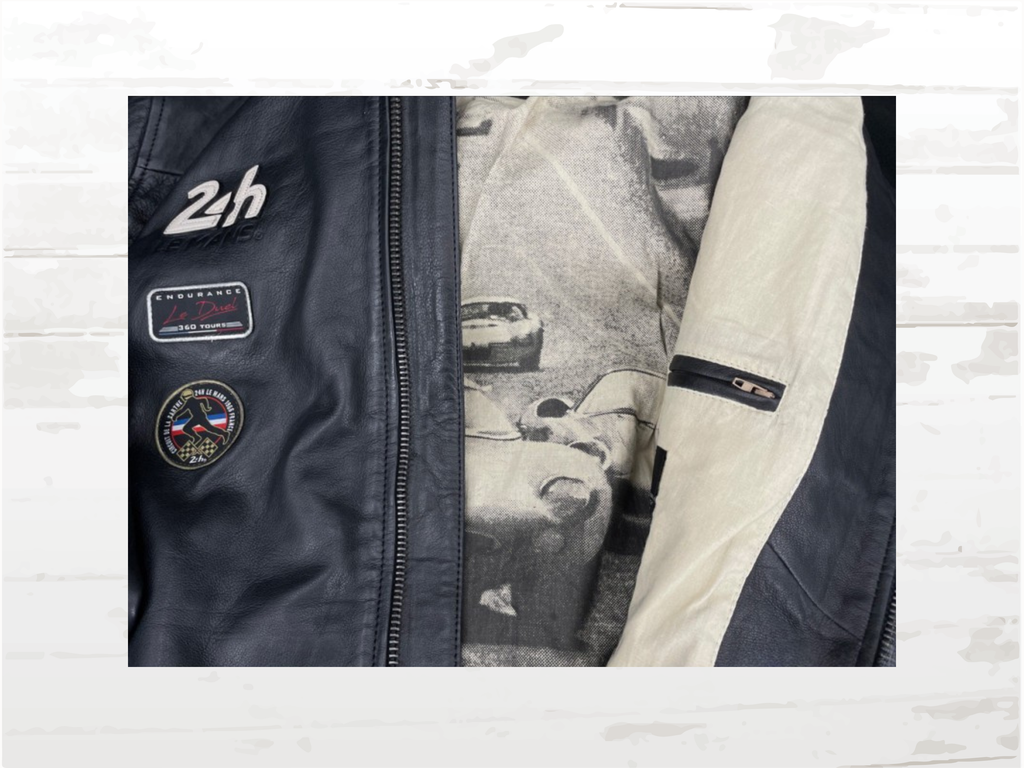 24h Le Mans Pierre Leather Jacket Black - Vintage Racing Heritage | Men's