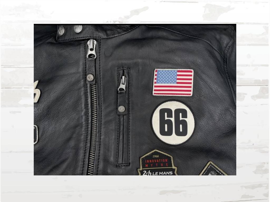 24h Le Mans Pierre Leather Jacket Black - Vintage Racing Heritage | Men's