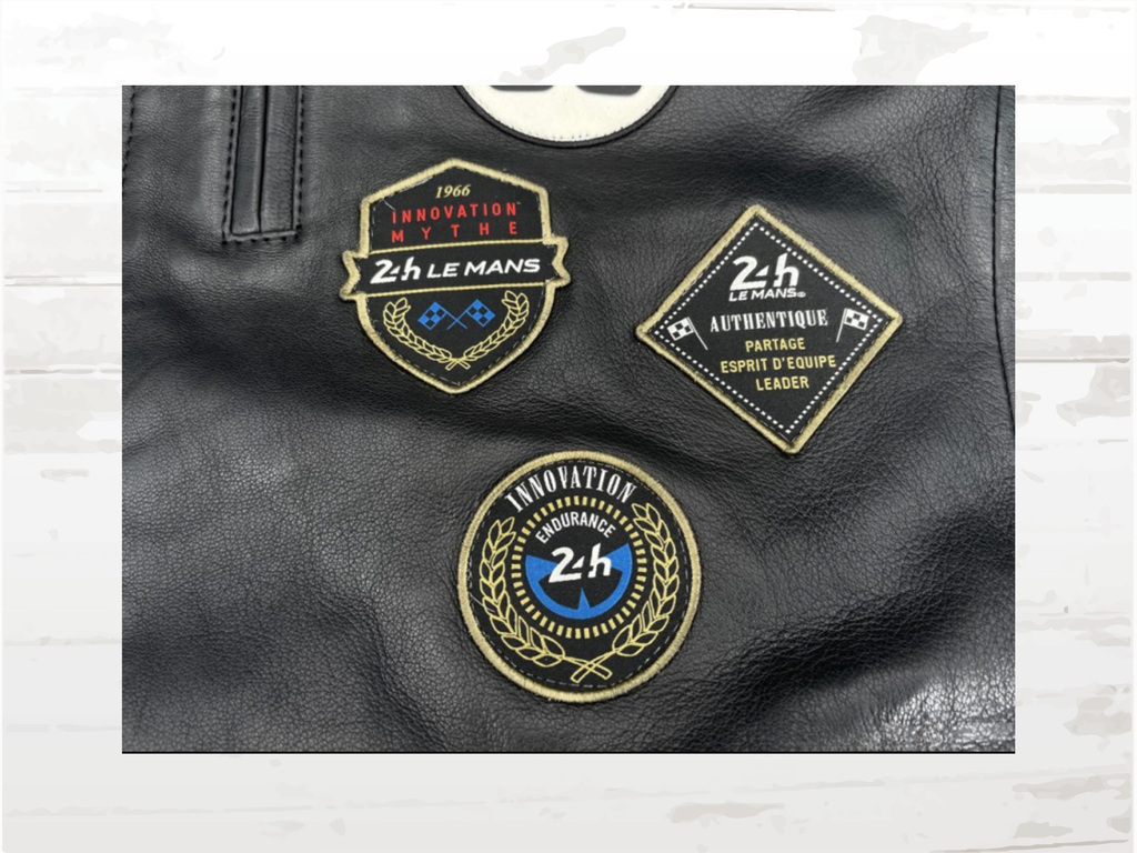 24h Le Mans Pierre Leather Jacket Black - Vintage Racing Heritage | Men's
