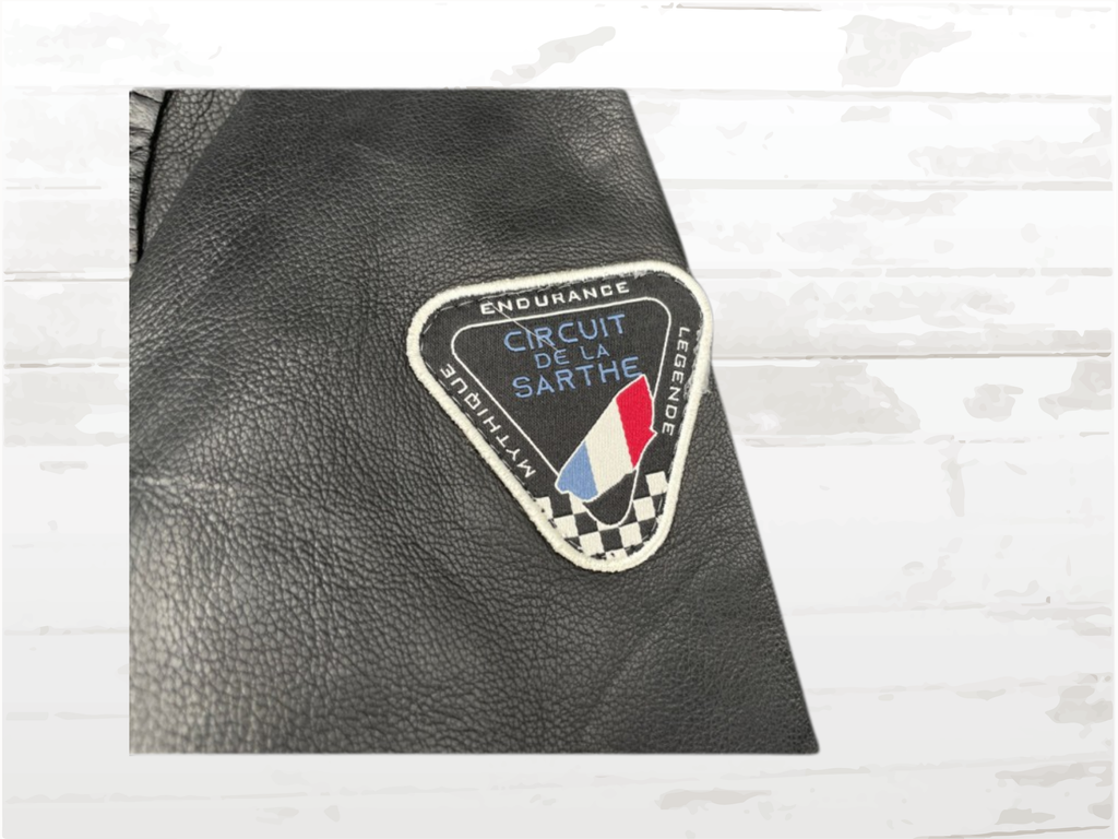 24h Le Mans Pierre Leather Jacket Black - Vintage Racing Heritage | Men's