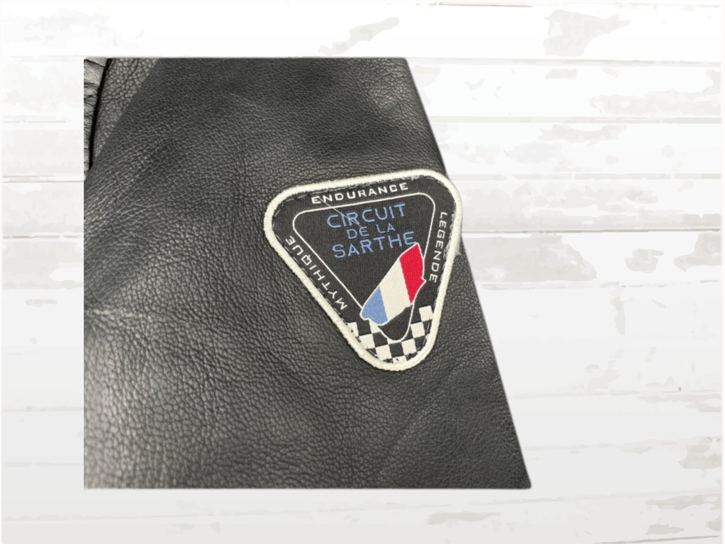 24h Le Mans Pierre Leather Jacket Black - Vintage Racing Heritage | Men's