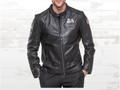 24h Le Mans Sten Leather Jacket Black - Vintage Racing Heritage | Men's
