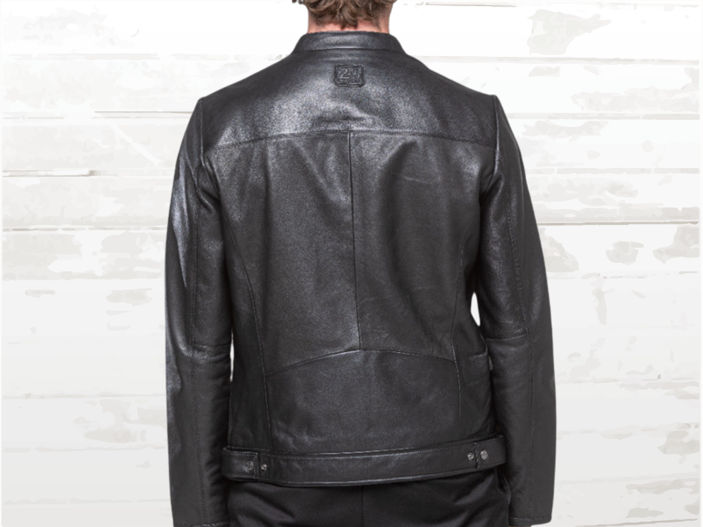 24h Le Mans Sten Leather Jacket Black - Vintage Racing Heritage | Men's