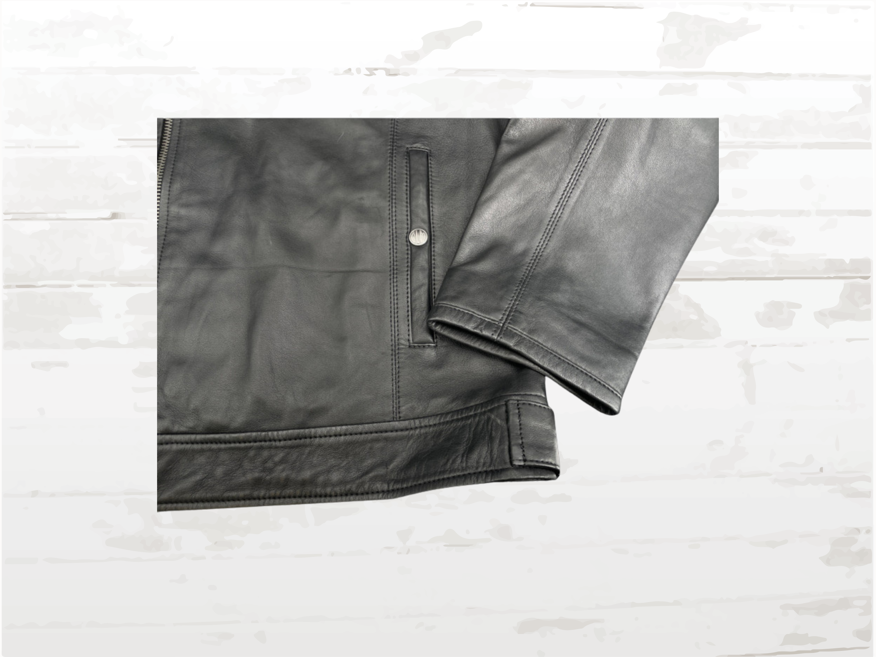 24h Le Mans Sten Leather Jacket Black - Vintage Racing Heritage | Men's