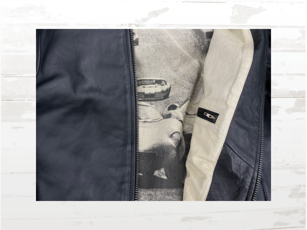 24h Le Mans Sten Leather Jacket Black - Vintage Racing Heritage | Men's