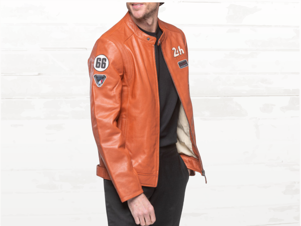 24h Le Mans Sten Leather Jacket Rusty - Vintage Racing Heritage | Men's