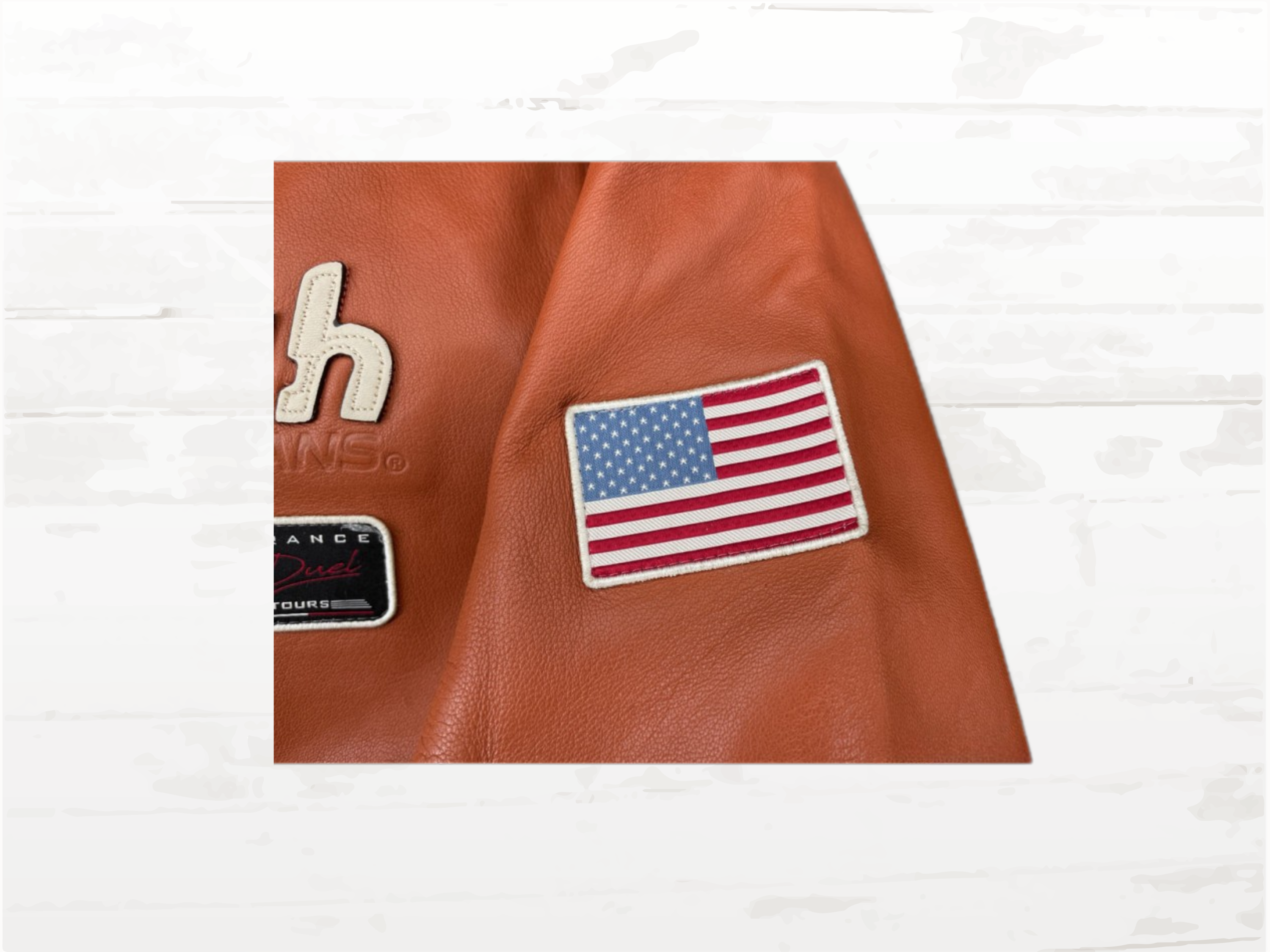 24h Le Mans Sten Leather Jacket Rusty - Vintage Racing Heritage | Men's