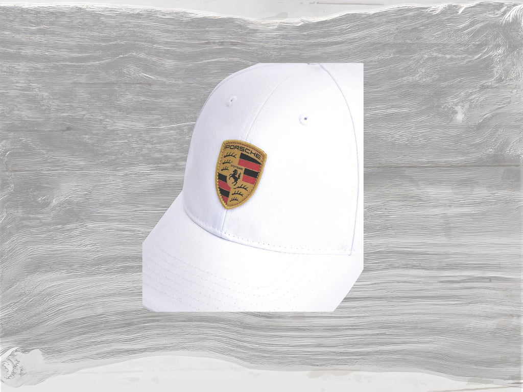 Porsche Essential Baseball Cap White I Embroidered Crest