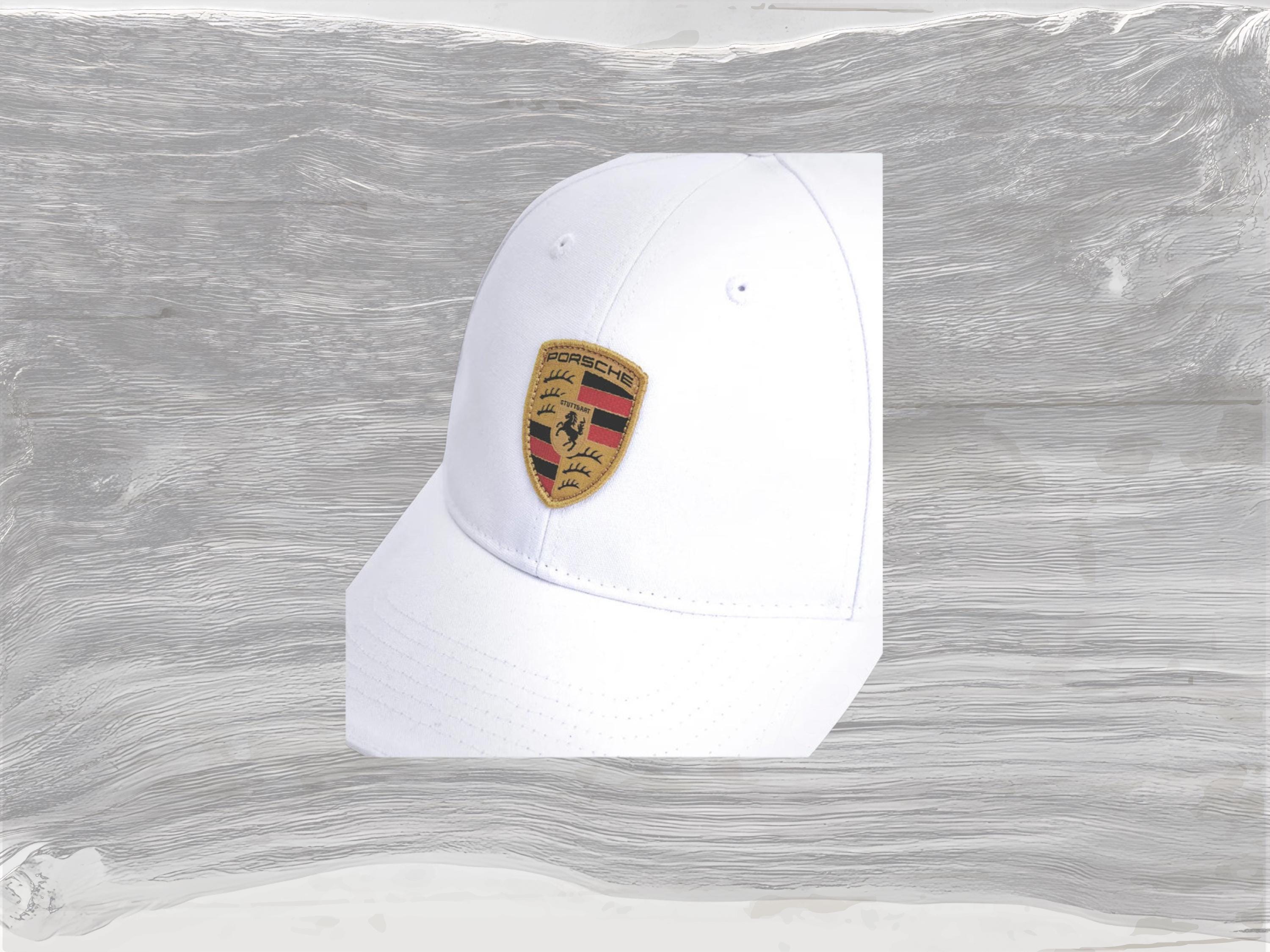 Porsche Essential Baseball Cap White I Embroidered Crest