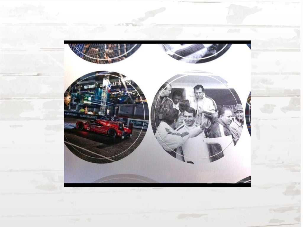 Porsche Racing Le Mans Sticker Set | 8 Stickers | Driver's Selection