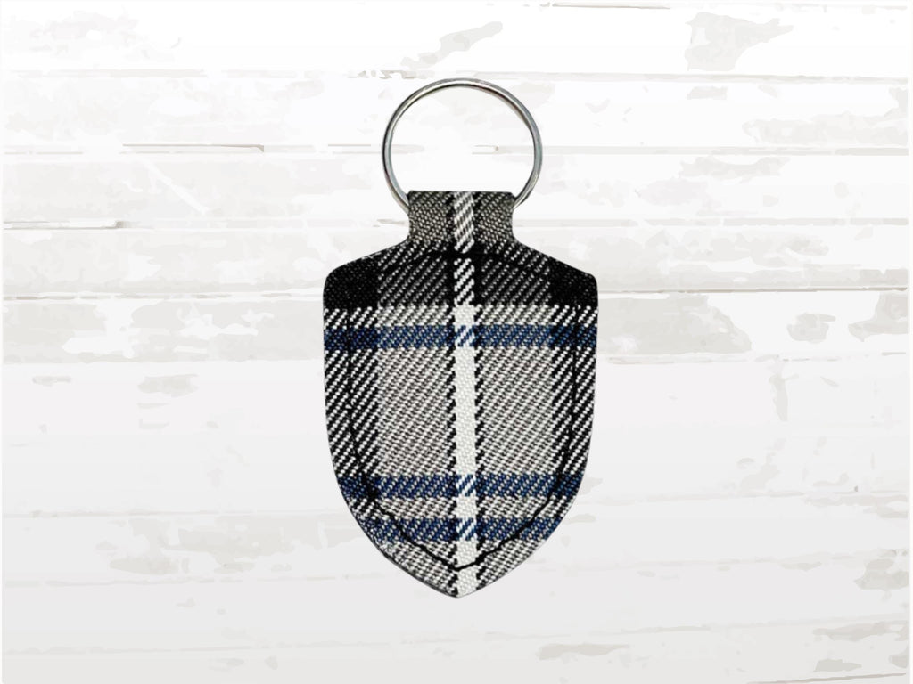 Porsche 911 Turbo 50th Anniversary Keyring, Tartan Crest