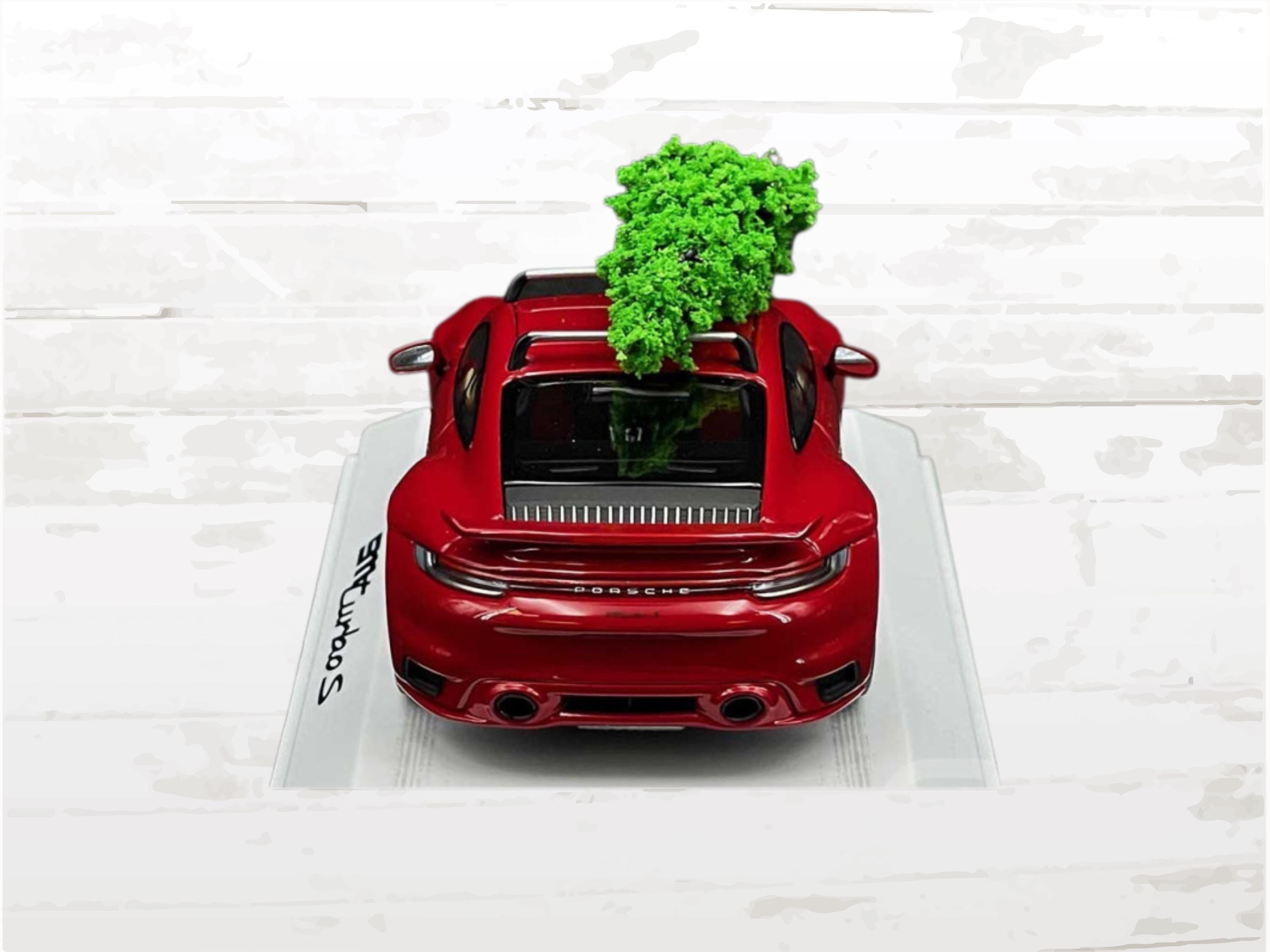Porsche 911 Turbo S Christmas Model Car: 2023 Holiday Edition