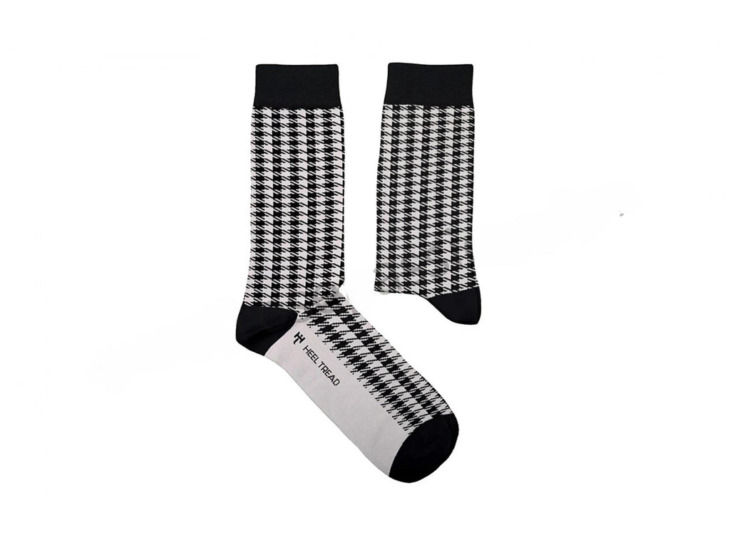 Porsche Pepita Houndstooth Socks | Classic Car Fan Gift | Retro Porsche Design Socks