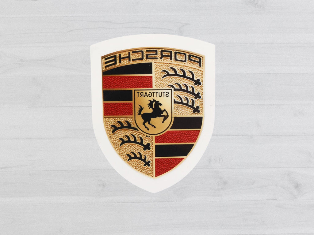 Porsche StickerI Self-Adhesive Car Emblem Decal, Porsche Logo Vinyl