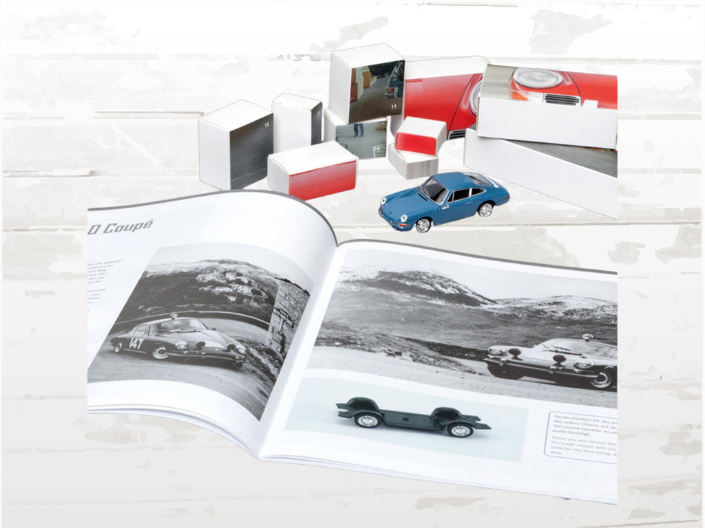 Porsche 911 Advent Calendar, Blue Enamel 1:43 Model