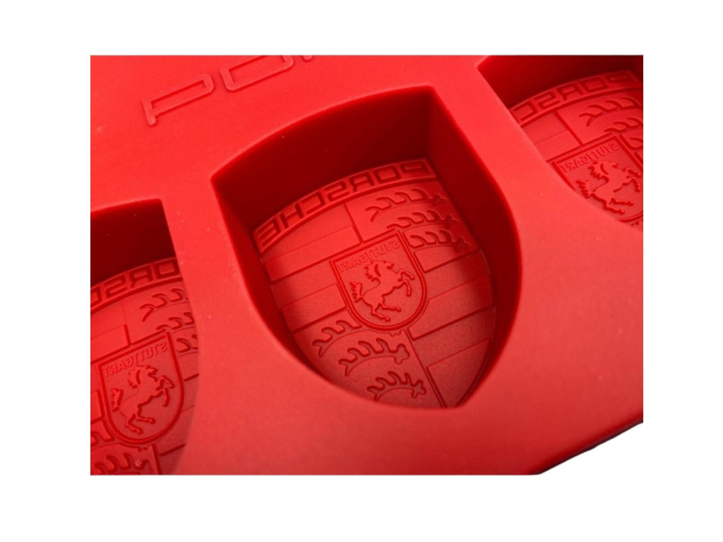 Porsche Crest Ice Cube Tray: Luxury Car Enthusiast Barware