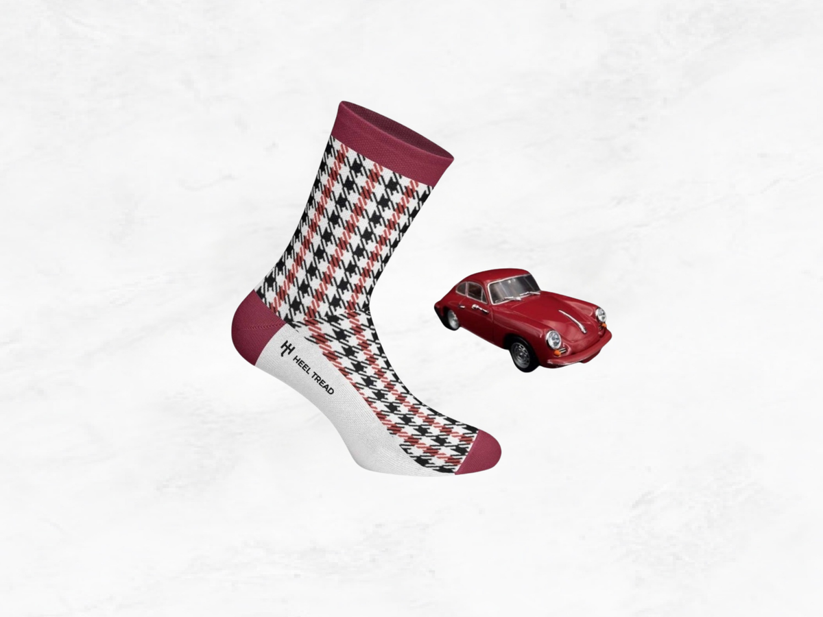 Pepita Sock Heritage Box Set – 911, 356, 912 & 914 Collection | Heel Tread