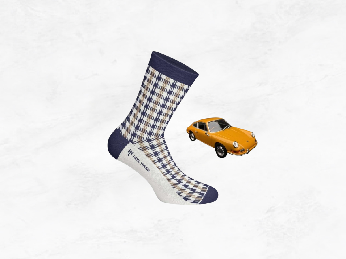 Pepita Sock Heritage Box Set – 911, 356, 912 & 914 Collection | Heel Tread