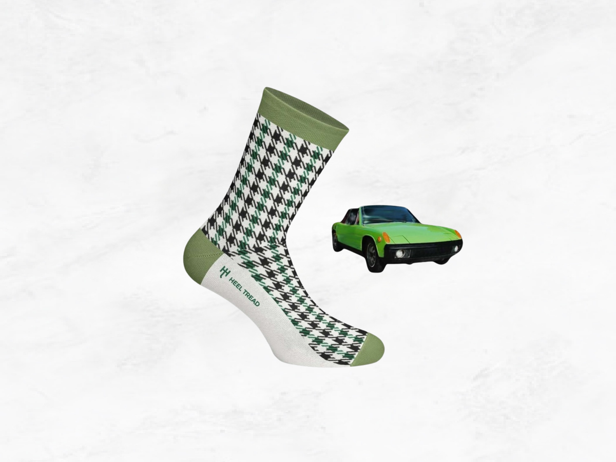 Pepita Sock Heritage Box Set – 911, 356, 912 & 914 Collection | Heel Tread
