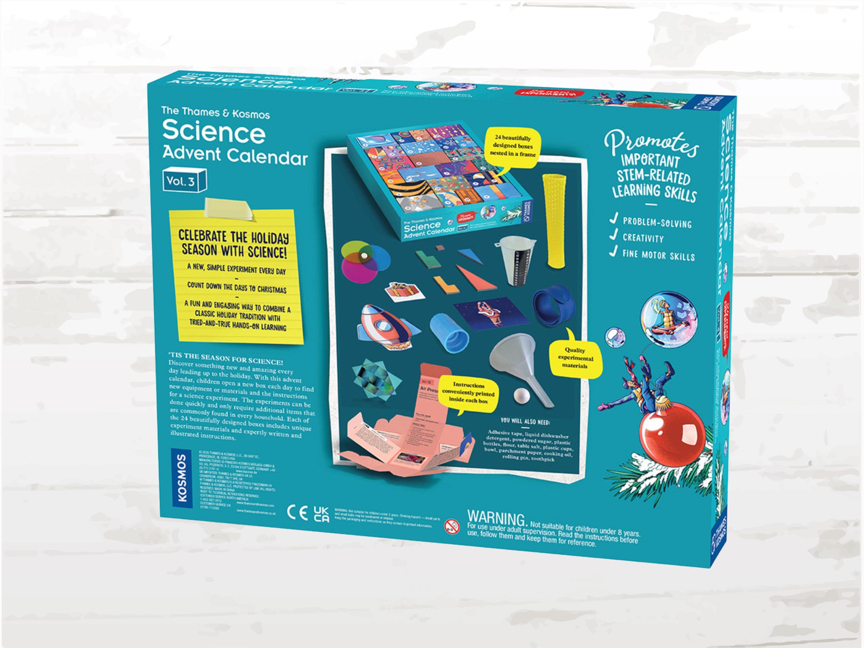 STEM Science Advent Calendar 2025: 24 Kids' Experiments